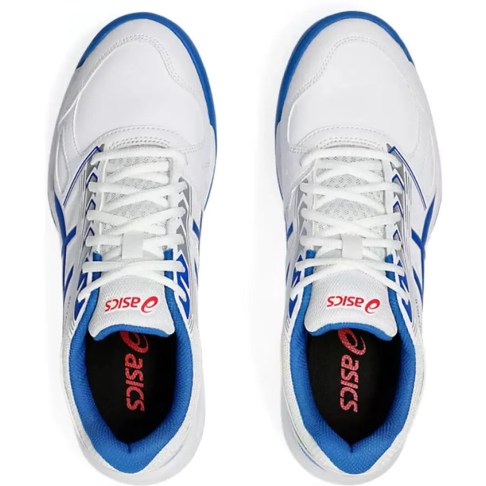 Best Comfortable Asics Shoes ASICS Men's Gel-Lethal Field Cricket Shoe (White/Tuna Blue)