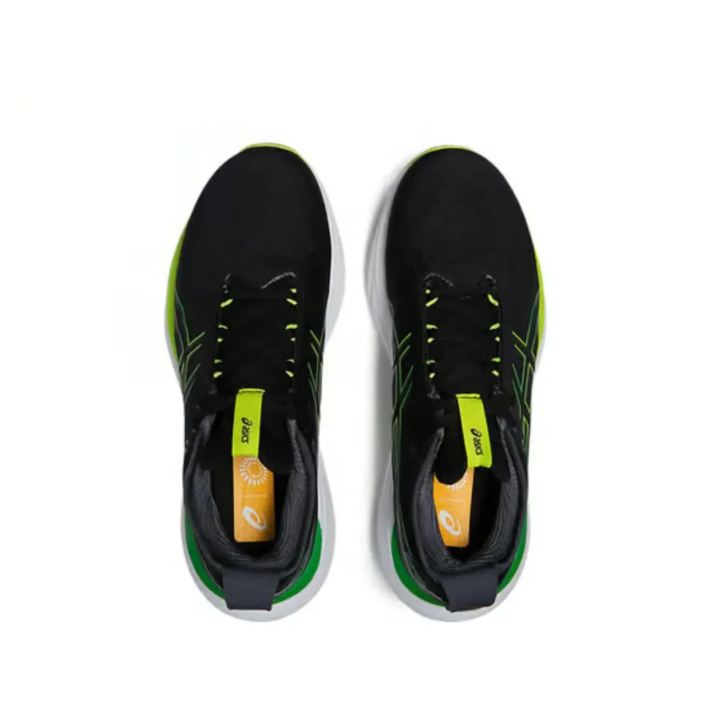 ASICS Men's Gel-Nimbus 25 Running Shoe (Black/Lime Zest) Asics Shoes 2025