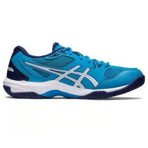 Asics Shoes 1130 ASICS Men's Gel-Rocket 10 Badminton Shoe (Island Blue/White)