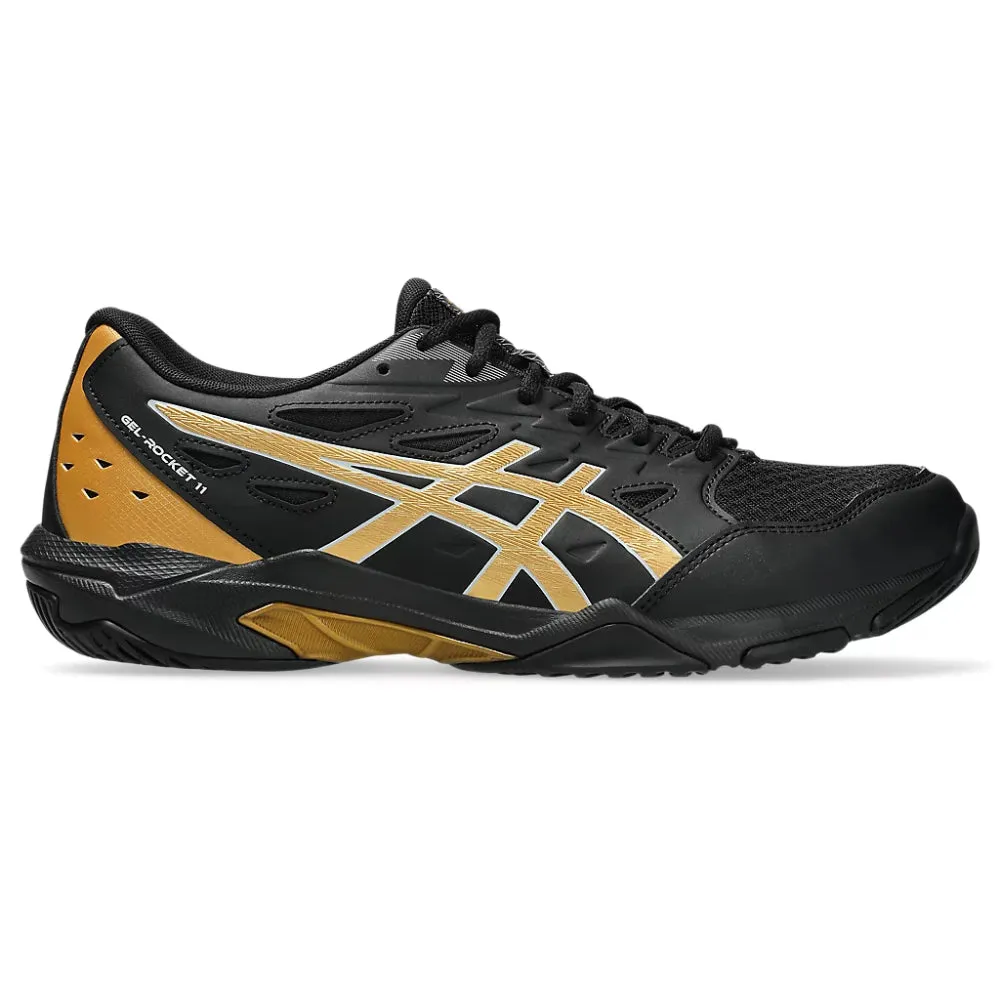 Asics Shoes Gel Lyte ASICS Men's Gel-Rocket 11 Badminton Shoe (Black/Piedmont Grey)