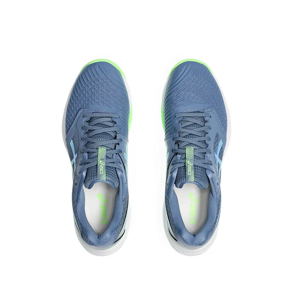 Asics Nimbus 17 Running Shoes ASICS Men's Netburner Ballistic FF3 Badminton Shoe (Denim Blue/Waterscape)