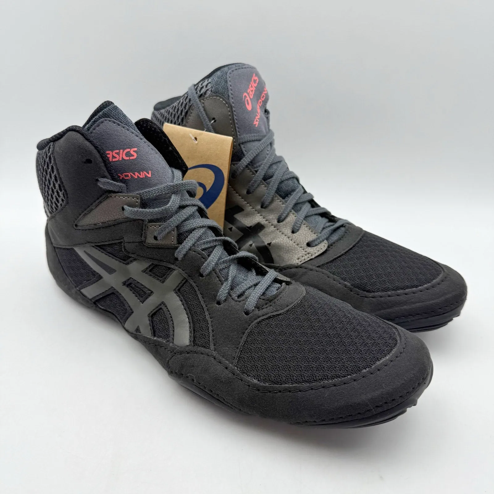 Asics Mens SnapDown 3 Wrestling Shoes US 10.5 M EU 43.5 Black Gunmetal NIB Retro Asics Shoes