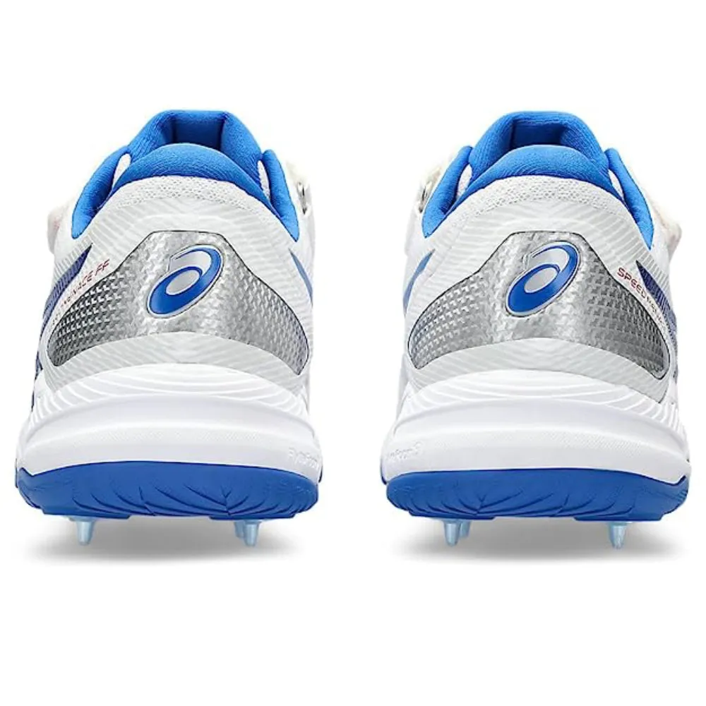 ASICS Men's Speed Menace FF Cricket Shoe (White/Tuna Blue) Best Asics Court Shoes