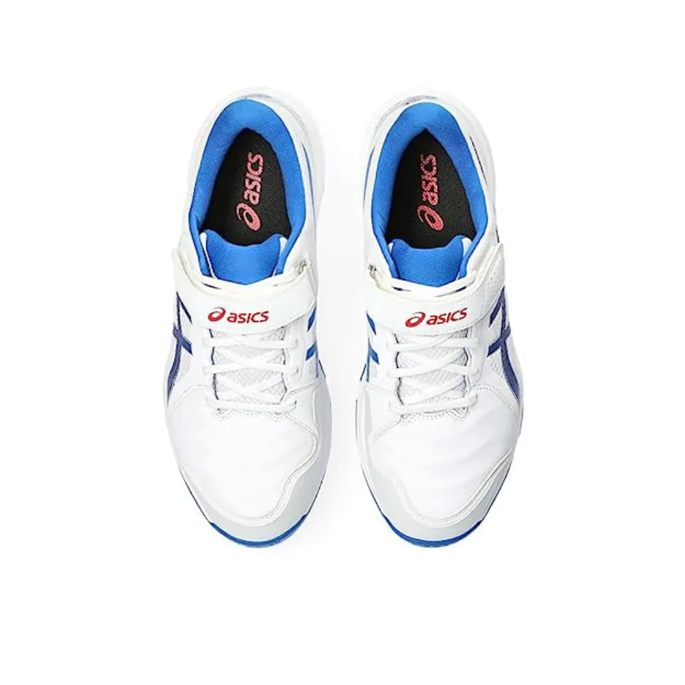 ASICS Men's Speed Menace FF Cricket Shoe (White/Tuna Blue) Asics Cael V7 0 Wrestling Shoes