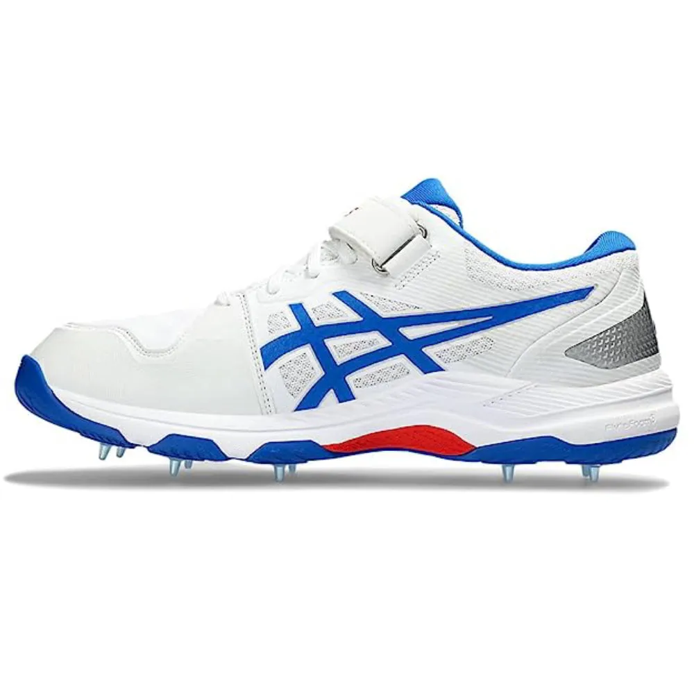 Asics Running Shoes Tier List ASICS Men's Speed Menace FF Cricket Shoe (White/Tuna Blue)