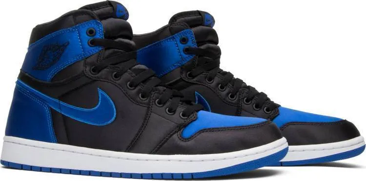 Nike Air Jordan 1 High OG SE 'Satin Royal' Black Blue Shoes Basketball Men Sale Size US 7-13 Asics Futuristic Shoes