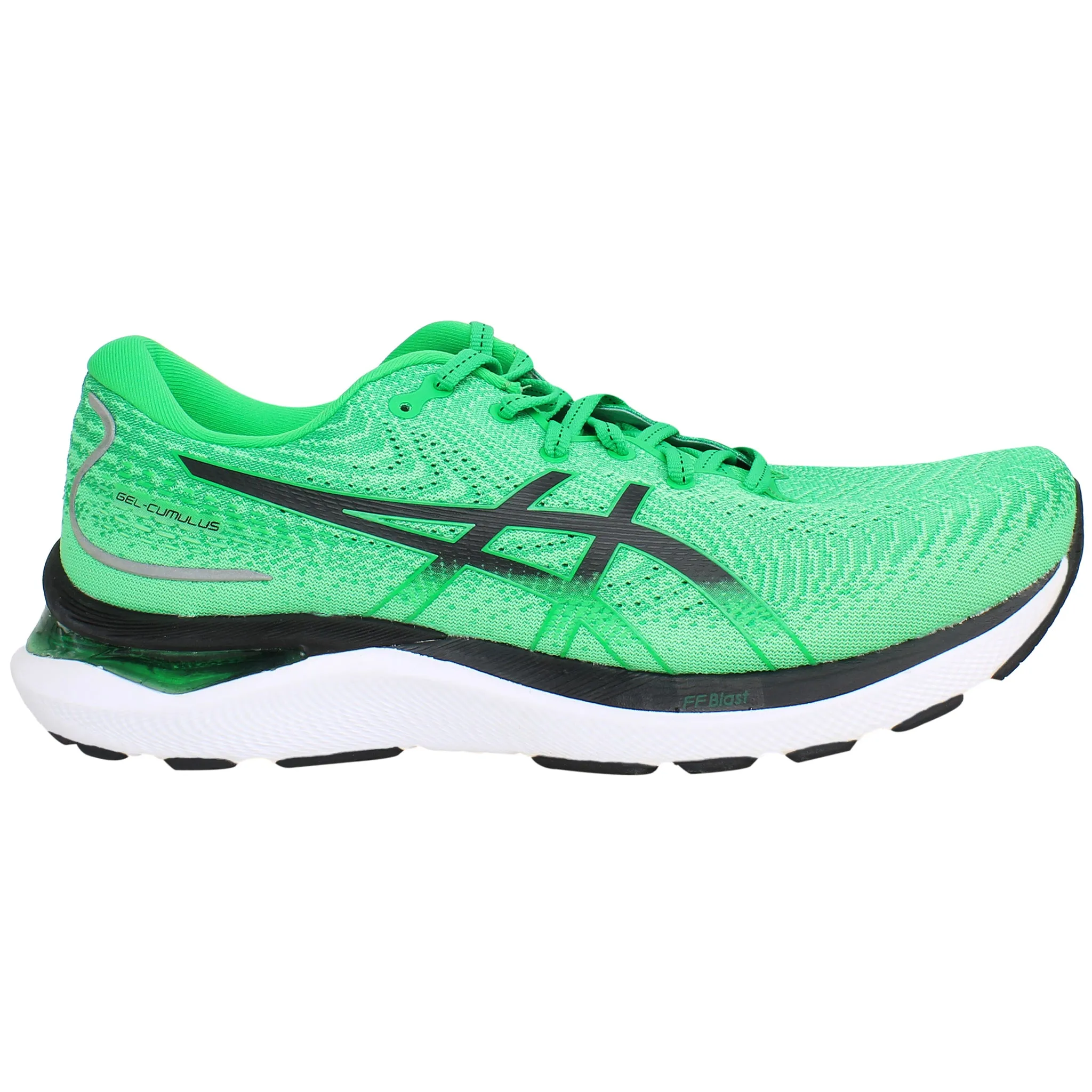 Asics Gel-Cumulus 24 Mens Green Running Shoes Asics Shoes Store Near Me