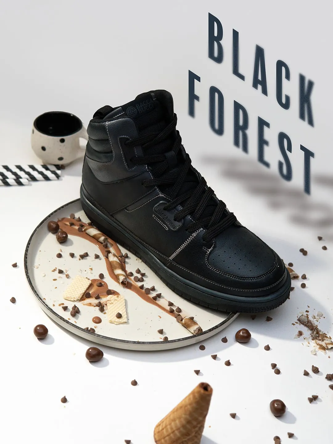 Slide On Sneakers Bacca Bucci Gourmet Collection: High-Top Sneakers Inspired by Dessert Indulgence