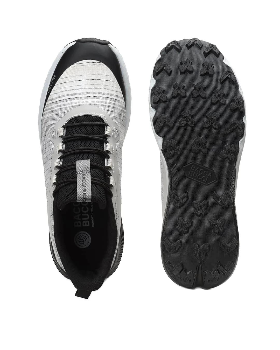 Bacca Bucci TrekZON Trekking & Trail Running Shoes with AllTerraX Grip Outsole Sneakers With Leather Soles