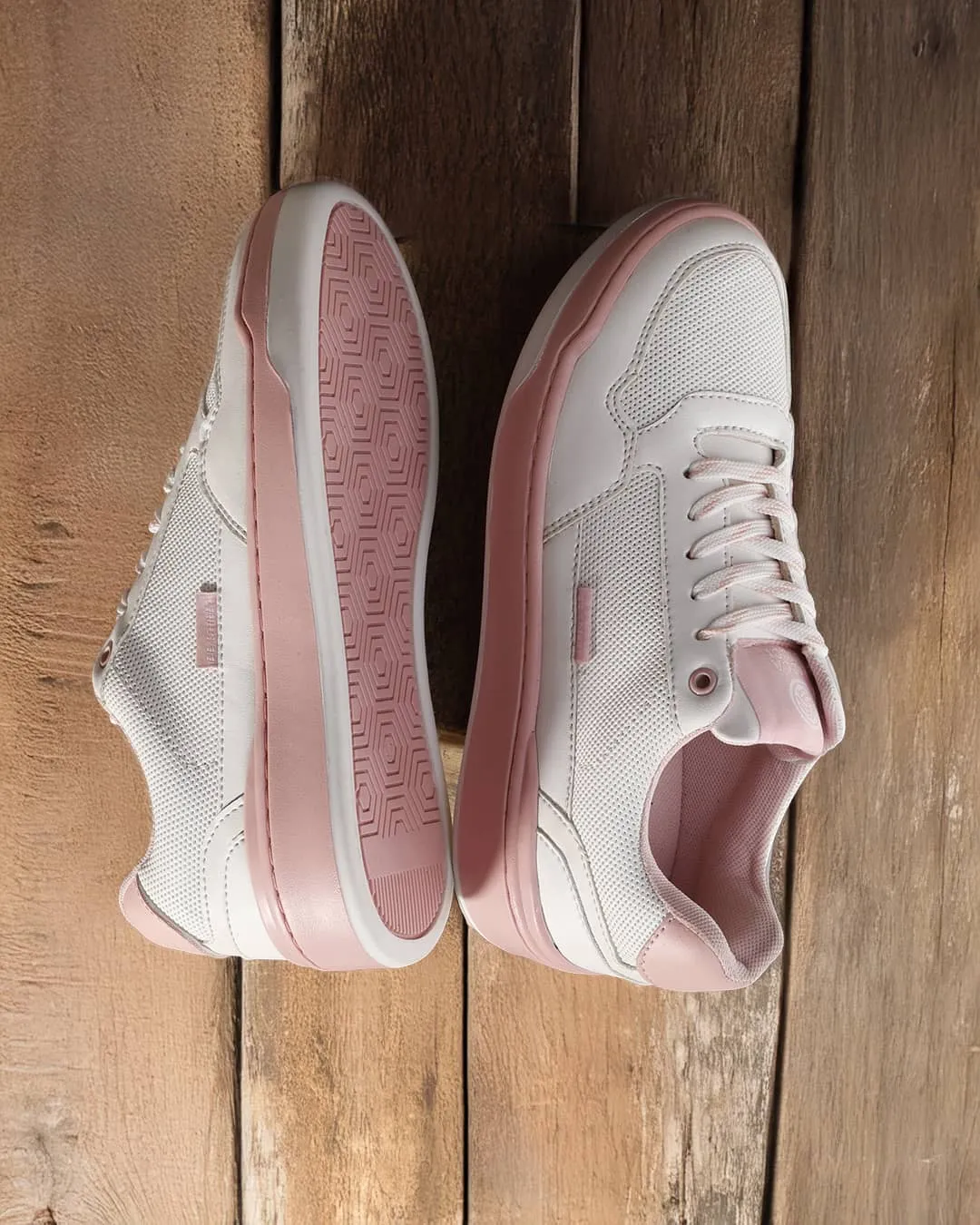 P488 Sneakers Bacca Bucci Womens Vibe City Sneakers  Lavender and Blush Pink