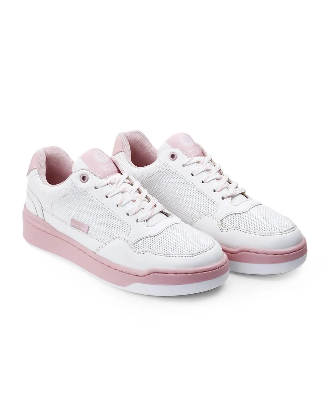 Bacca Bucci Womens Vibe City Sneakers  Lavender and Blush Pink Damon Stoudamire Sneakers