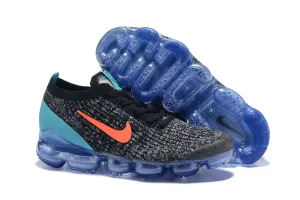 Nike Air Vapormax Flyknit 3 Black White Blue Shoes Sneakers Men !!! CYBER MONDAY SALE !!! Asics Work Shoes Non Slip