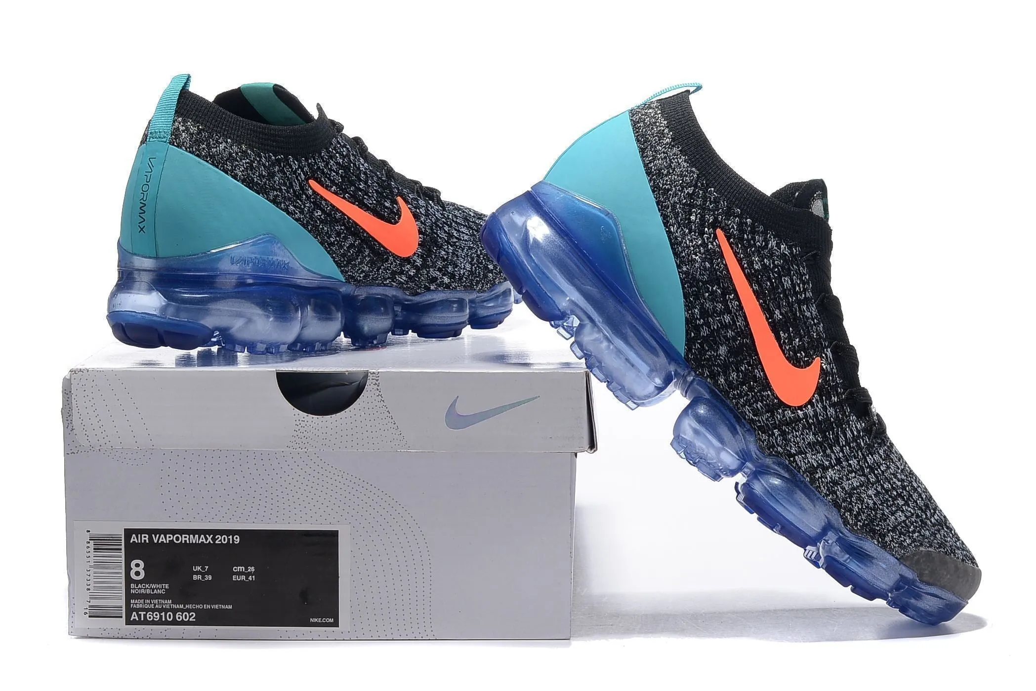 Nike Air Vapormax Flyknit 3 Black White Blue Shoes Sneakers Men !!! CYBER MONDAY SALE !!! Asics Zip Up Wrestling Shoes