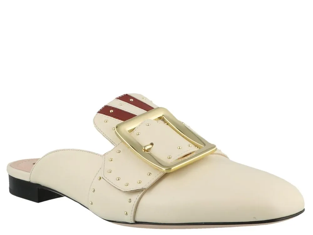 Foot Pain Flat Shoes Bally Janesse Mules
