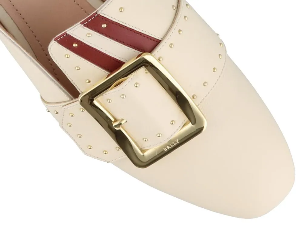 Bally Janesse Mules Tiger Print Flat Shoes