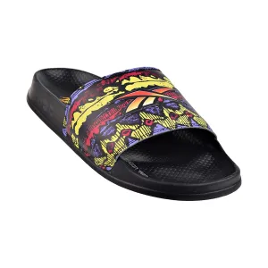 Slippers For Teens Reebok Street Fighter Classic Men's Slides Core Black