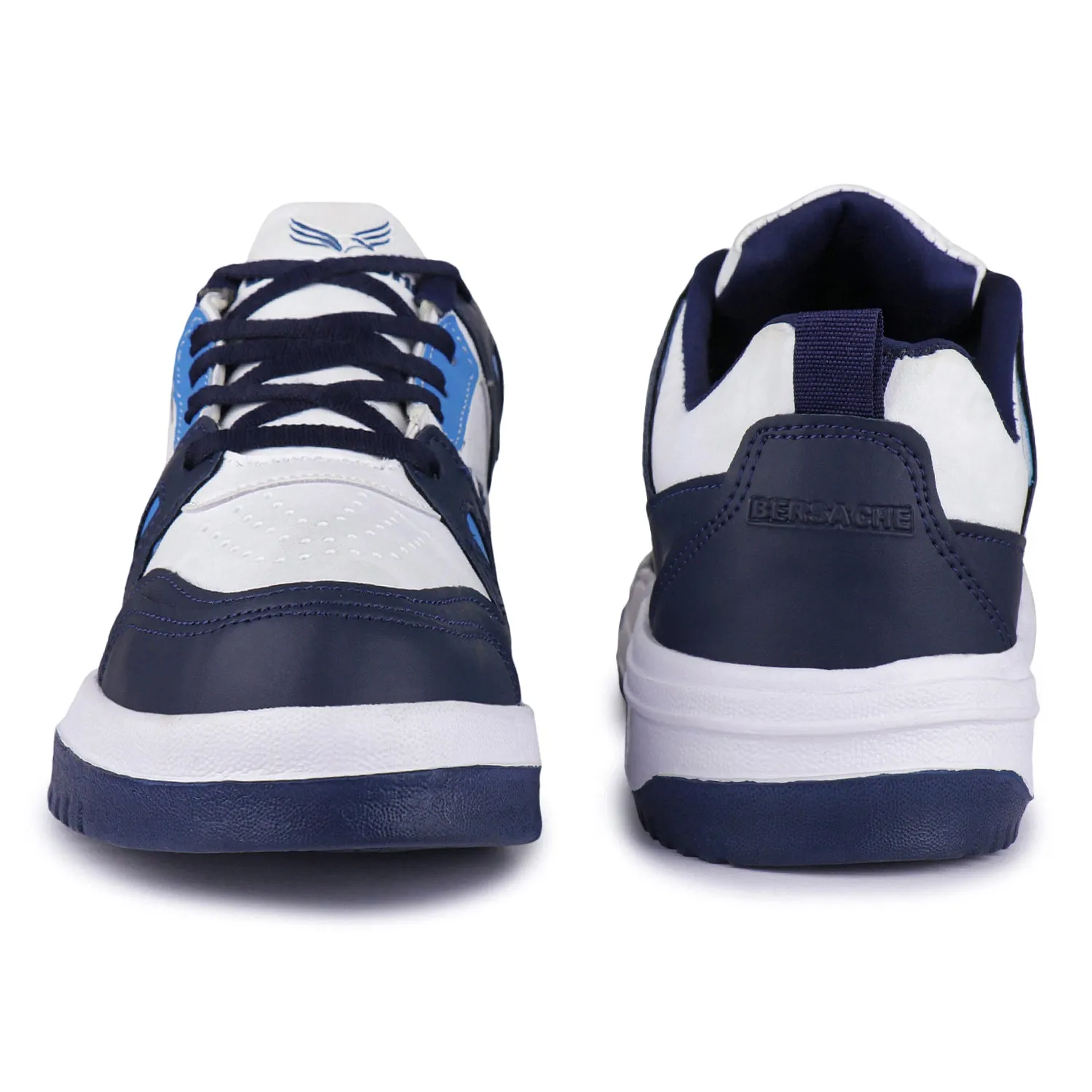 Bersache Premium Sports ,Gym, Trending Stylish Running Shoes For Men (9167-White) Slippers In French Language