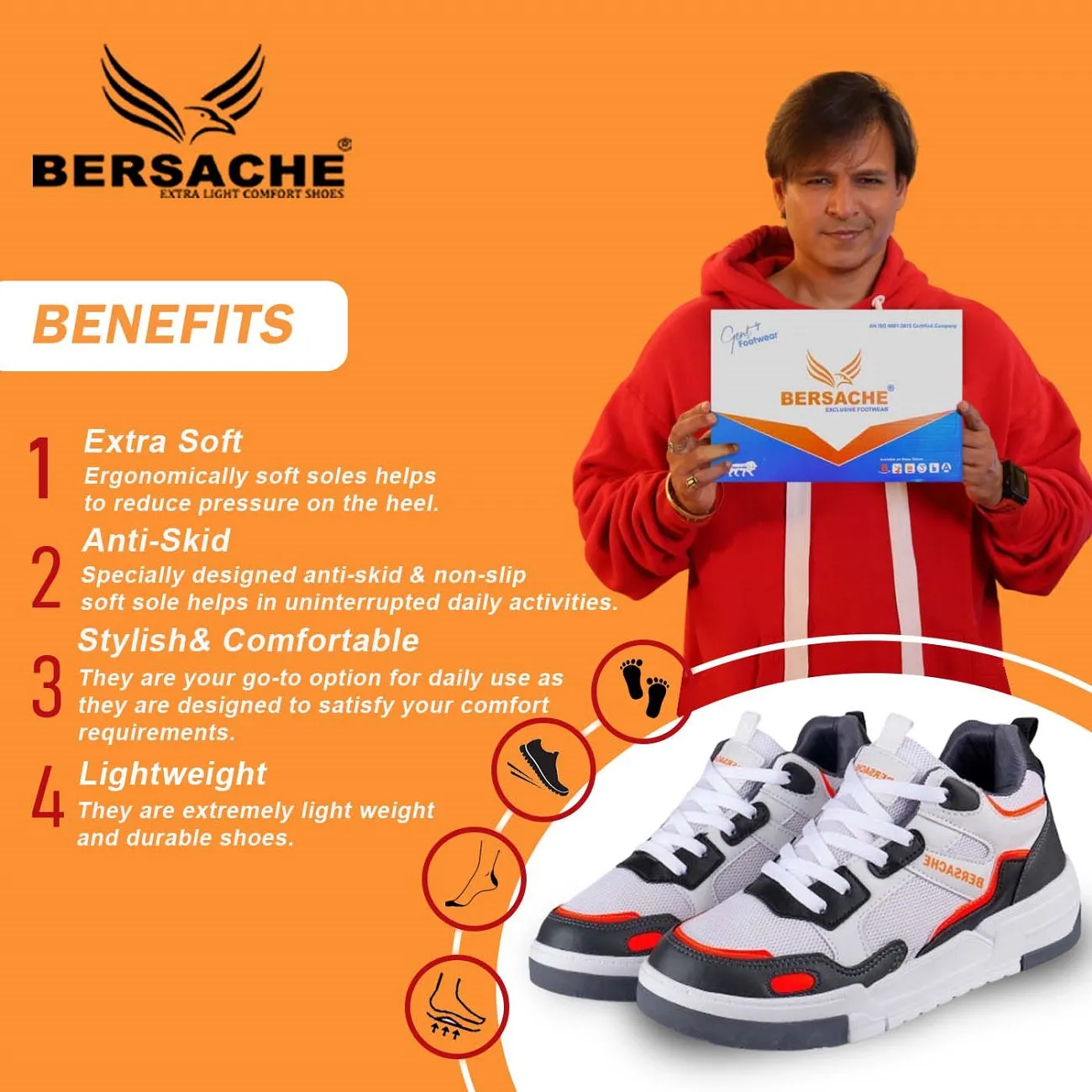 Snoop Dogg Slippers Bersache Premium Sports ,Gym, Trending Stylish Running Shoes For Men (9177-White)