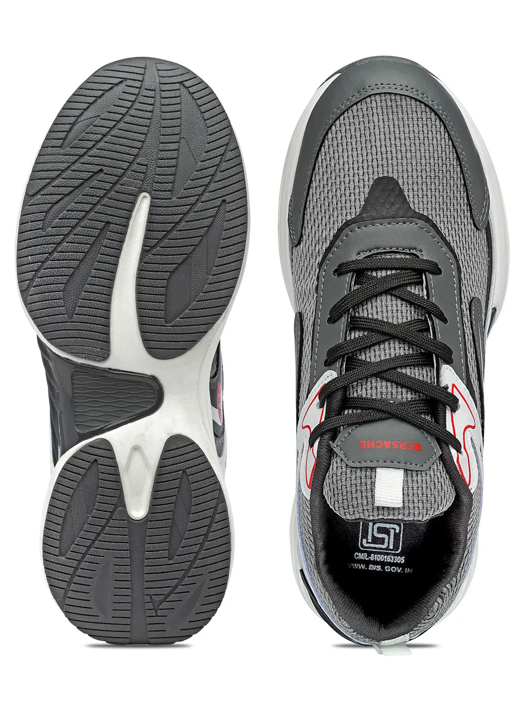 Bersache Premium Sports ,Gym, Trending Stylish Running Shoes For Men (9181)-Black Lord Of The Rings Slippers