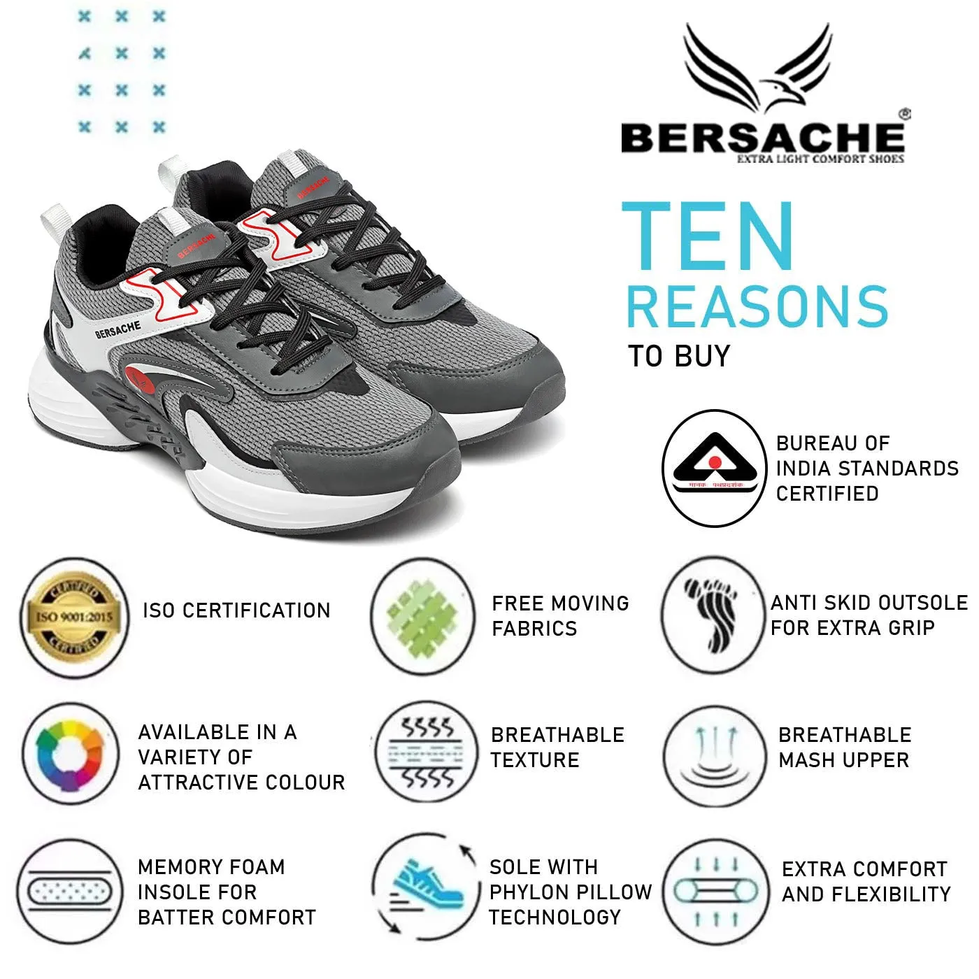 Doodle Fur Slides Bersache Premium Sports ,Gym, Trending Stylish Running Shoes For Men (9181)-Black