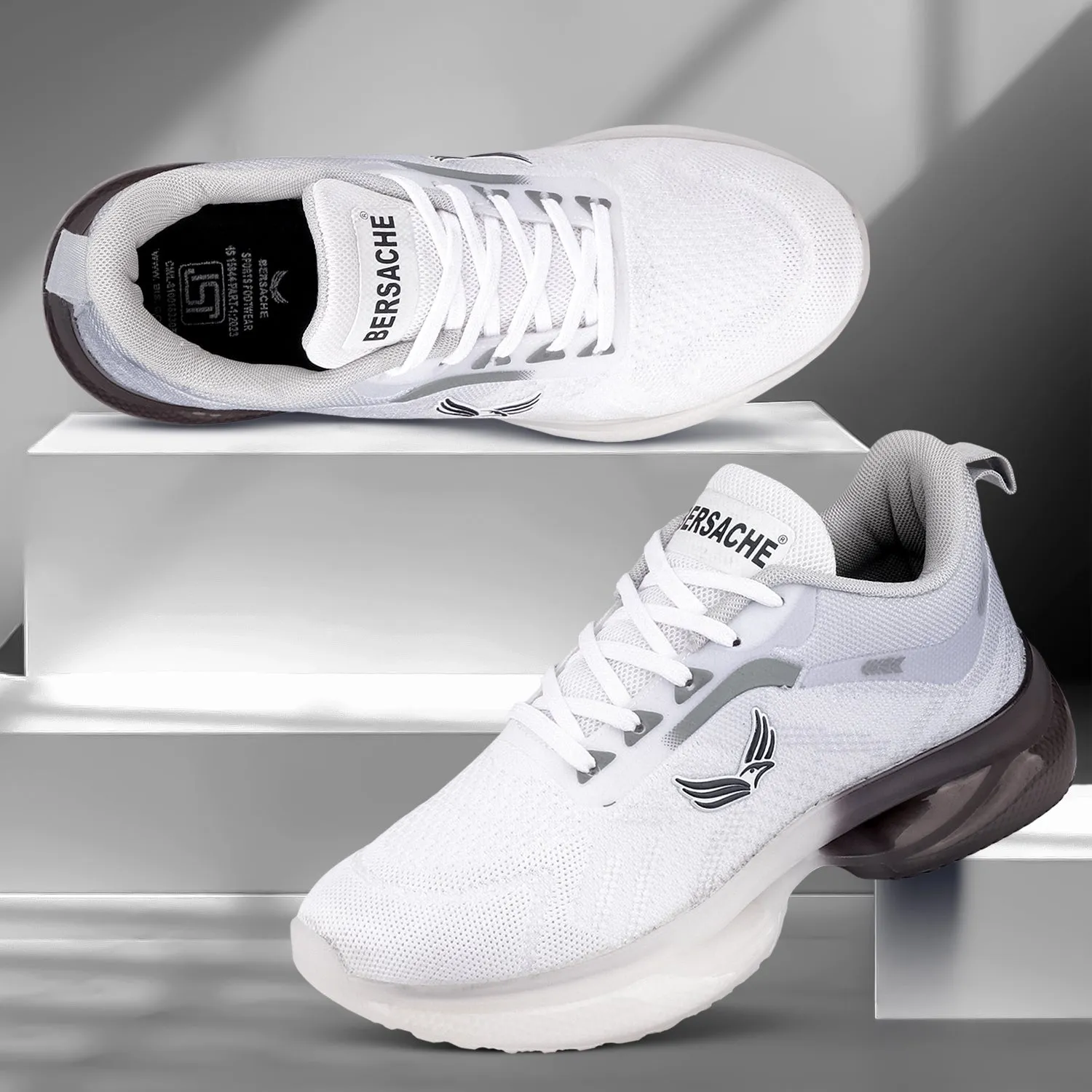 Kadee Slide Bersache Premium Sports ,Gym, Trending Stylish Running Shoes For Men  (9188-Black)