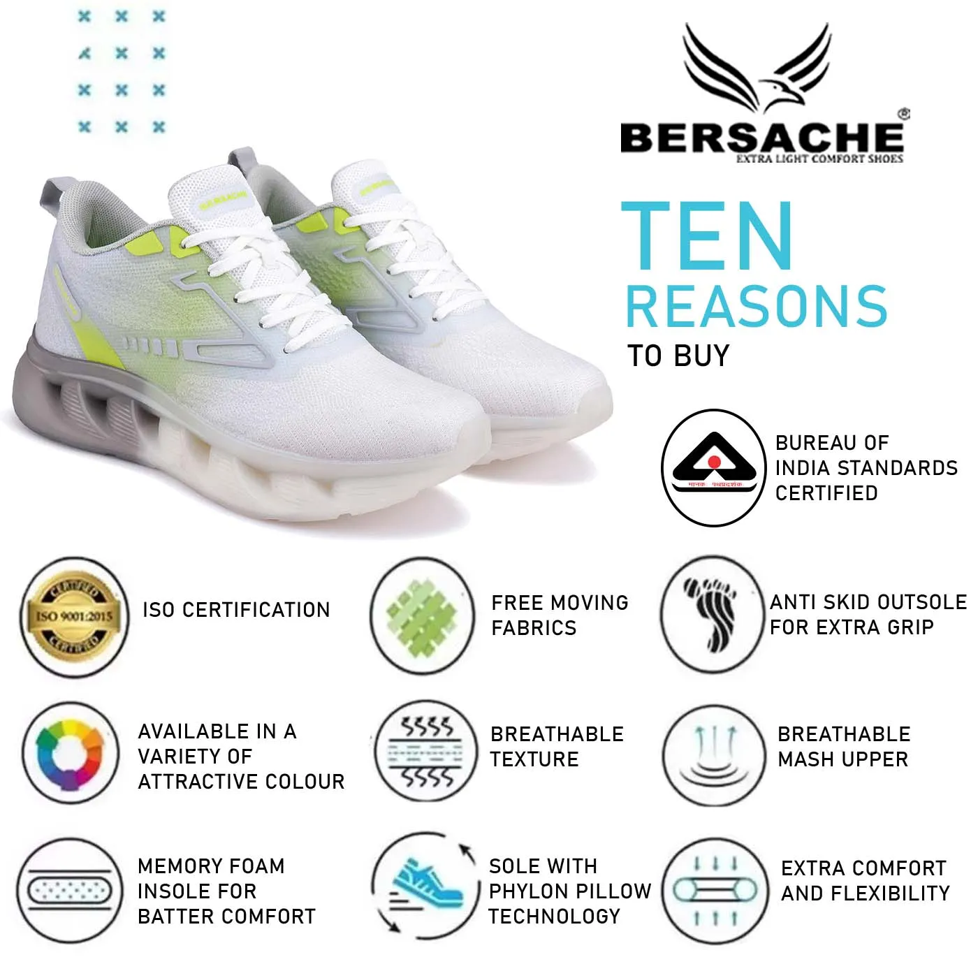 Bersache Sneaker, Loafers ,Casual With Extra Comfort Sneakers For Men  (9171-Grey) Slippers Tasman Maxi Curly