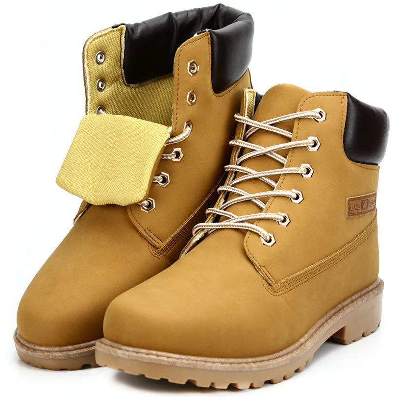 Shoes To Wear With Flat Pedals big size leather men boots winter man shoes ankle boot men's snow shoe martin cowboy autumn man fur velvet flats 1208