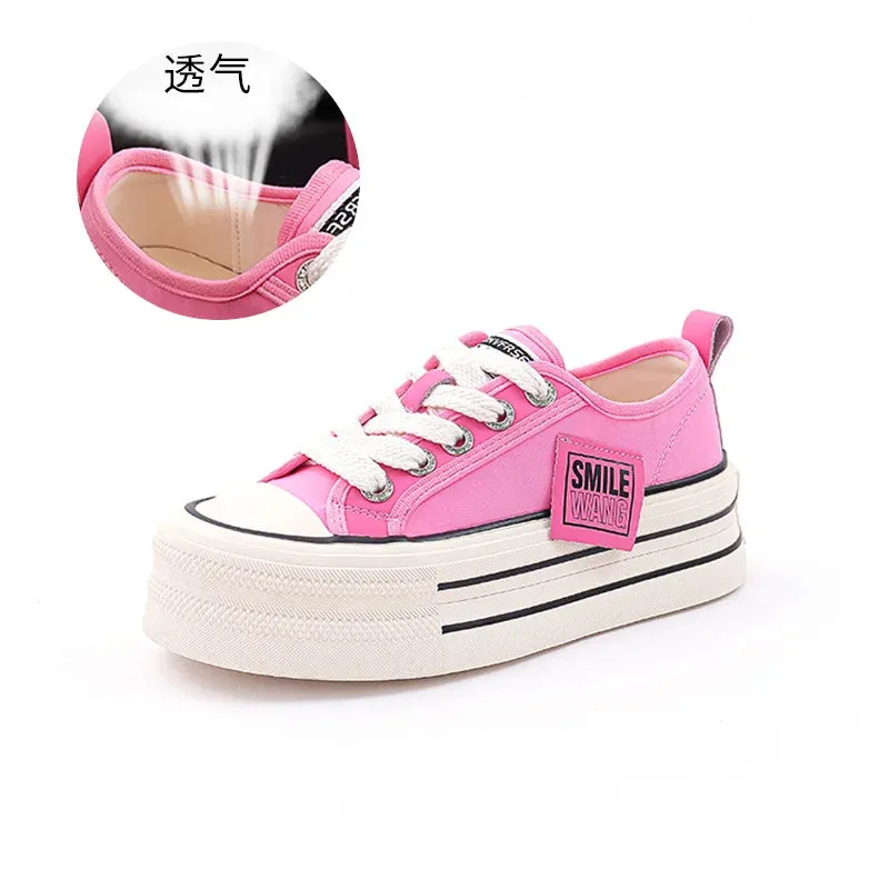 Naturalizer Shoes Sneakers binfenxie  -  Canvas Shoes Women Spring Summer Casual Walking Platforms Vulcanized Shoes Ladies Fashion Chunky Sneakers Zapatos Para Mujer