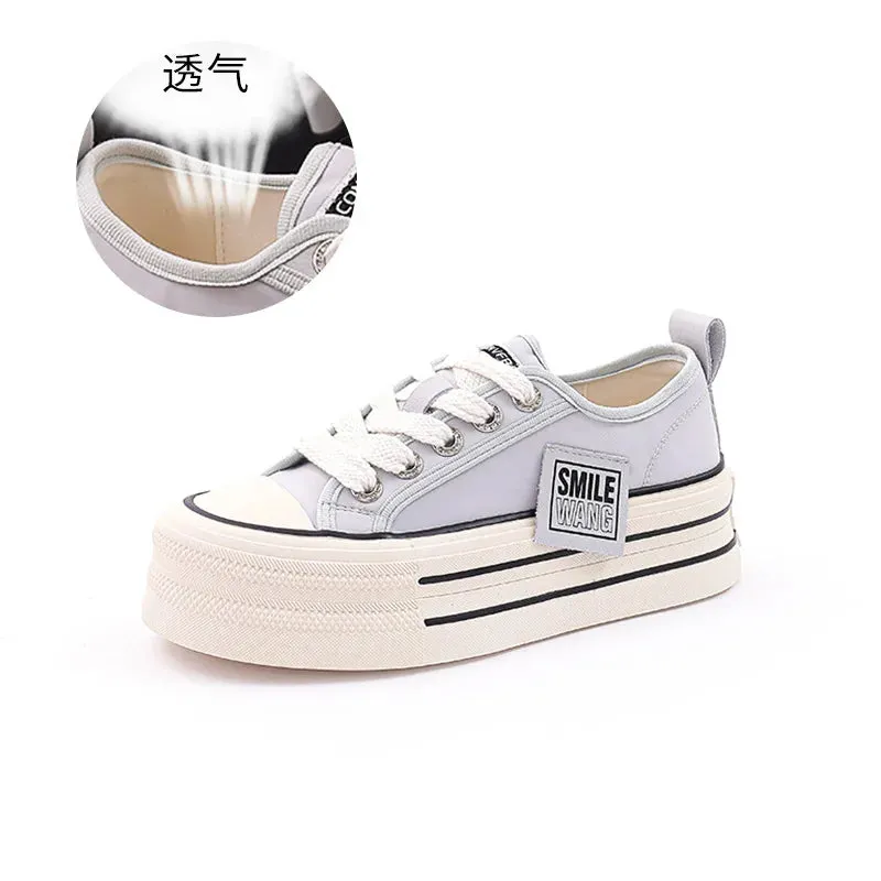 binfenxie  -  Canvas Shoes Women Spring Summer Casual Walking Platforms Vulcanized Shoes Ladies Fashion Chunky Sneakers Zapatos Para Mujer Sneakers For Bad Knees