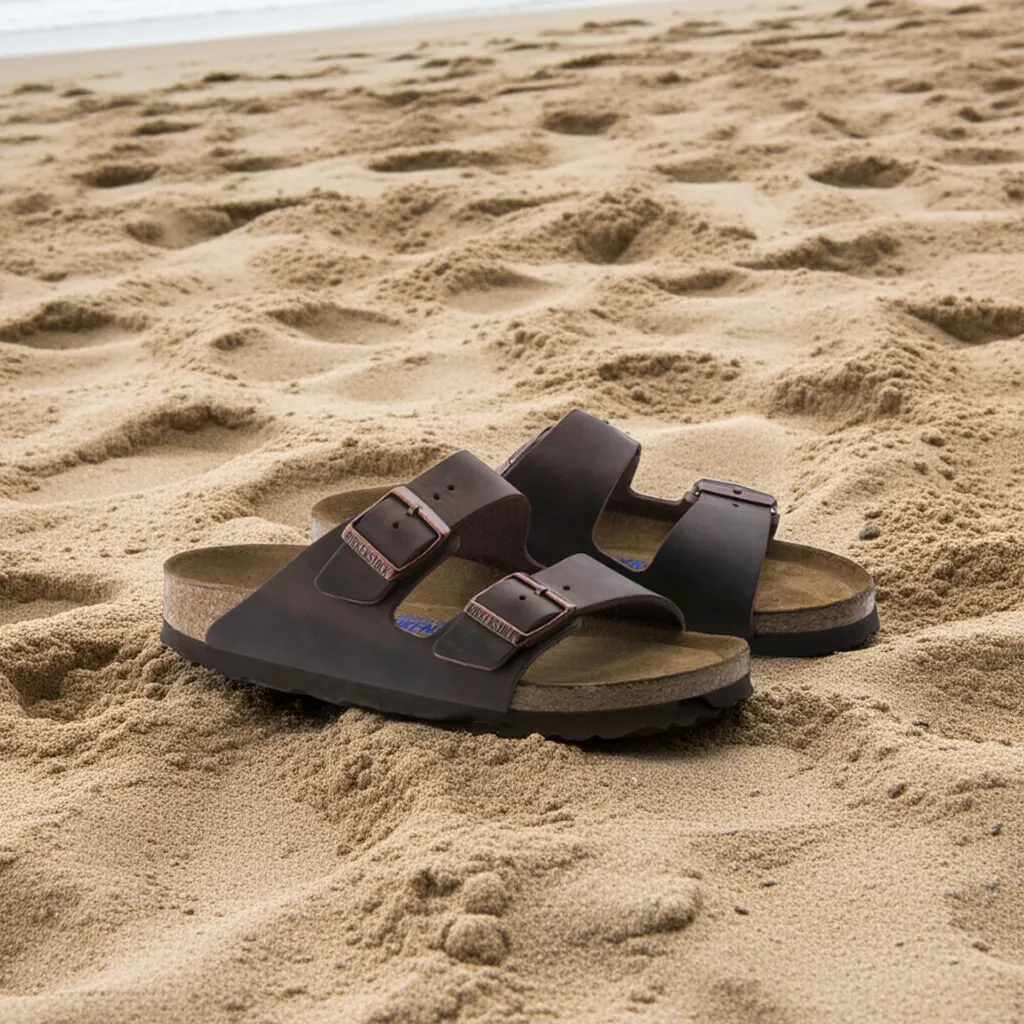 Birkenstock Men's Arizona Soft Footbed Oiled Leather Habana Sandals South Coast Reviews