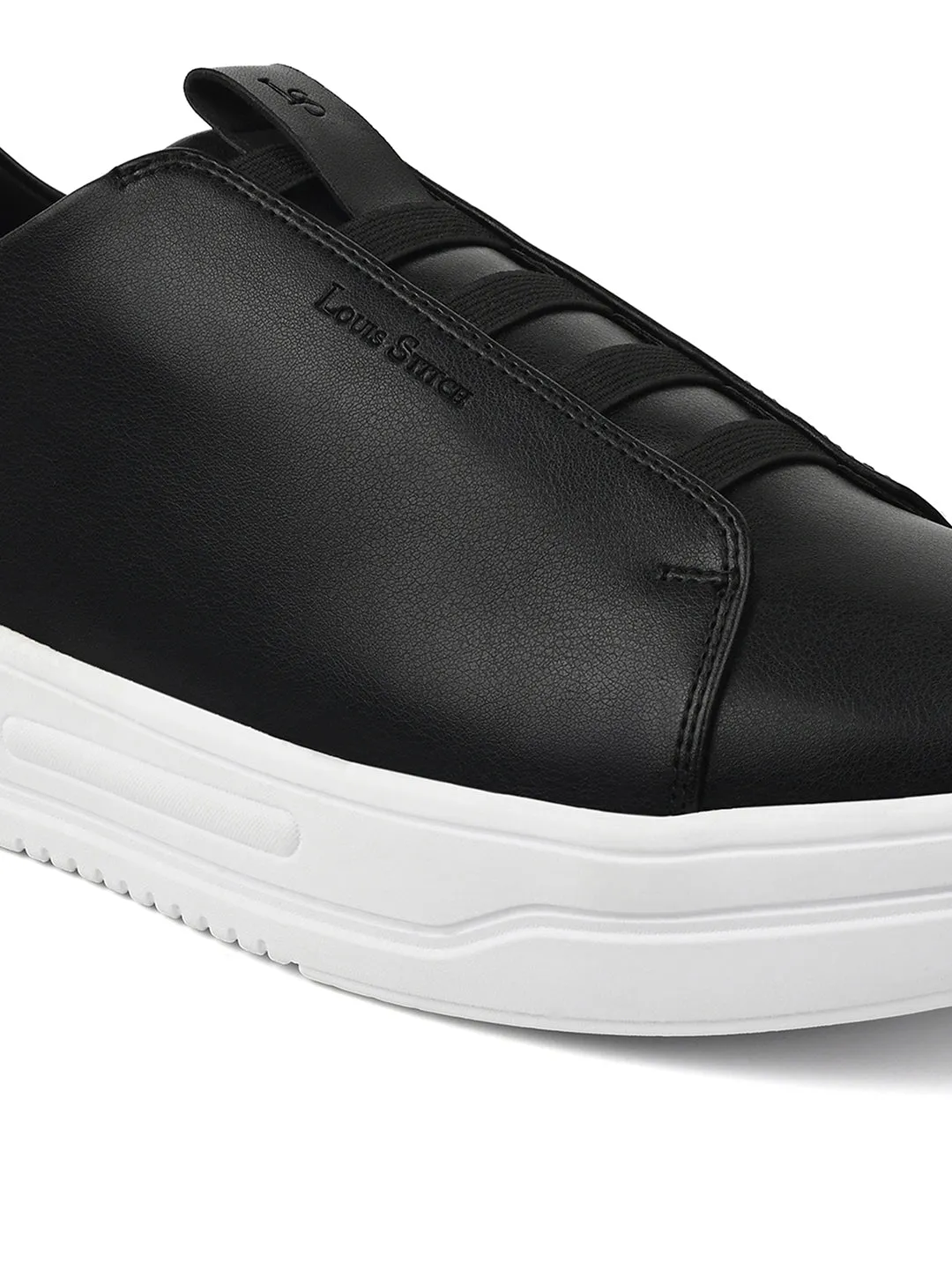 Black Casual Slip-On Sneakers for Men Sneakers Trendy