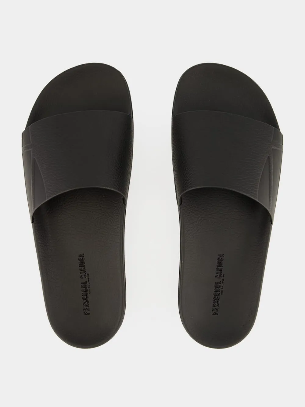 Black Humberto Leather Sliders Gucci Sandals