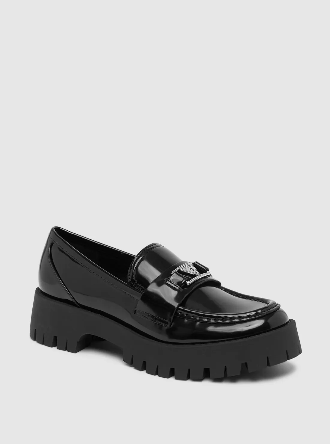 Loafers Work Black Please Chunky Loafers