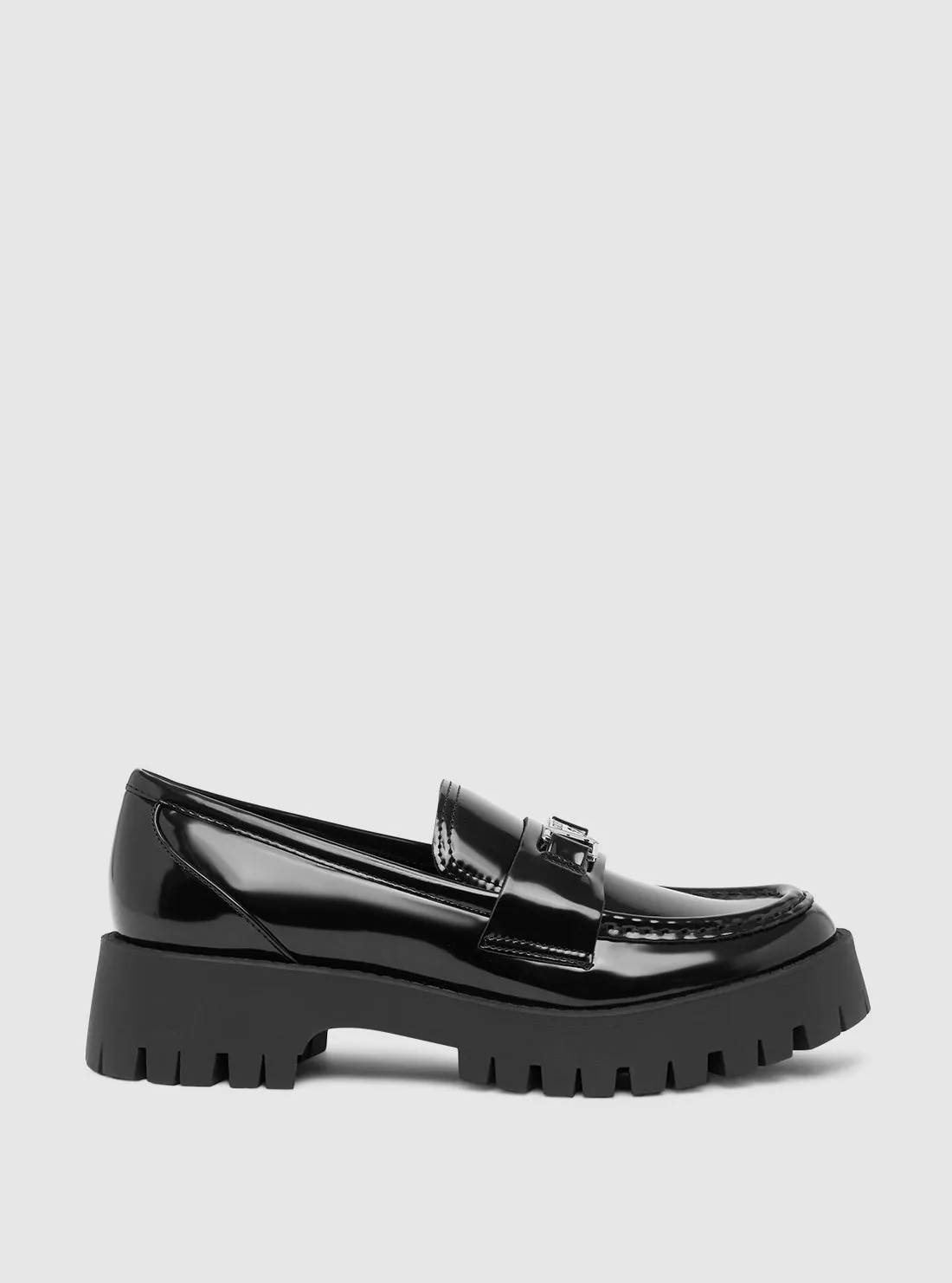 Ugg Penny Loafers Black Please Chunky Loafers