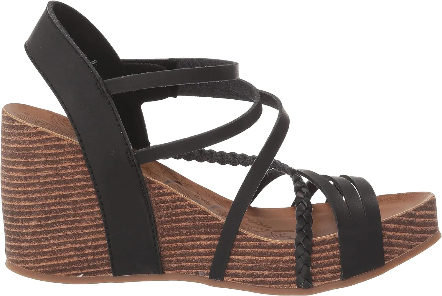 Blowfish Womens Heidi Wedge Sandal Sandals Royal Bahamian Bahamas