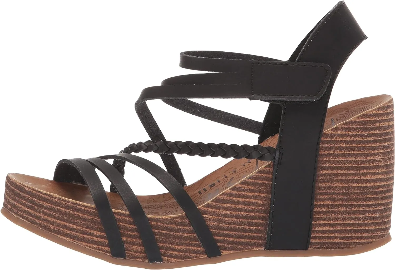 Navy Flat Sandals Blowfish Womens Heidi Wedge Sandal