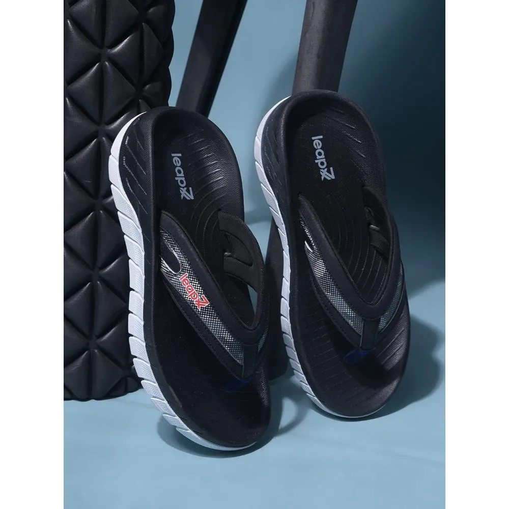 Bearpaws Slippers Leap7x Casual Black Flip Flop For Men AUSTIN By Liberty
