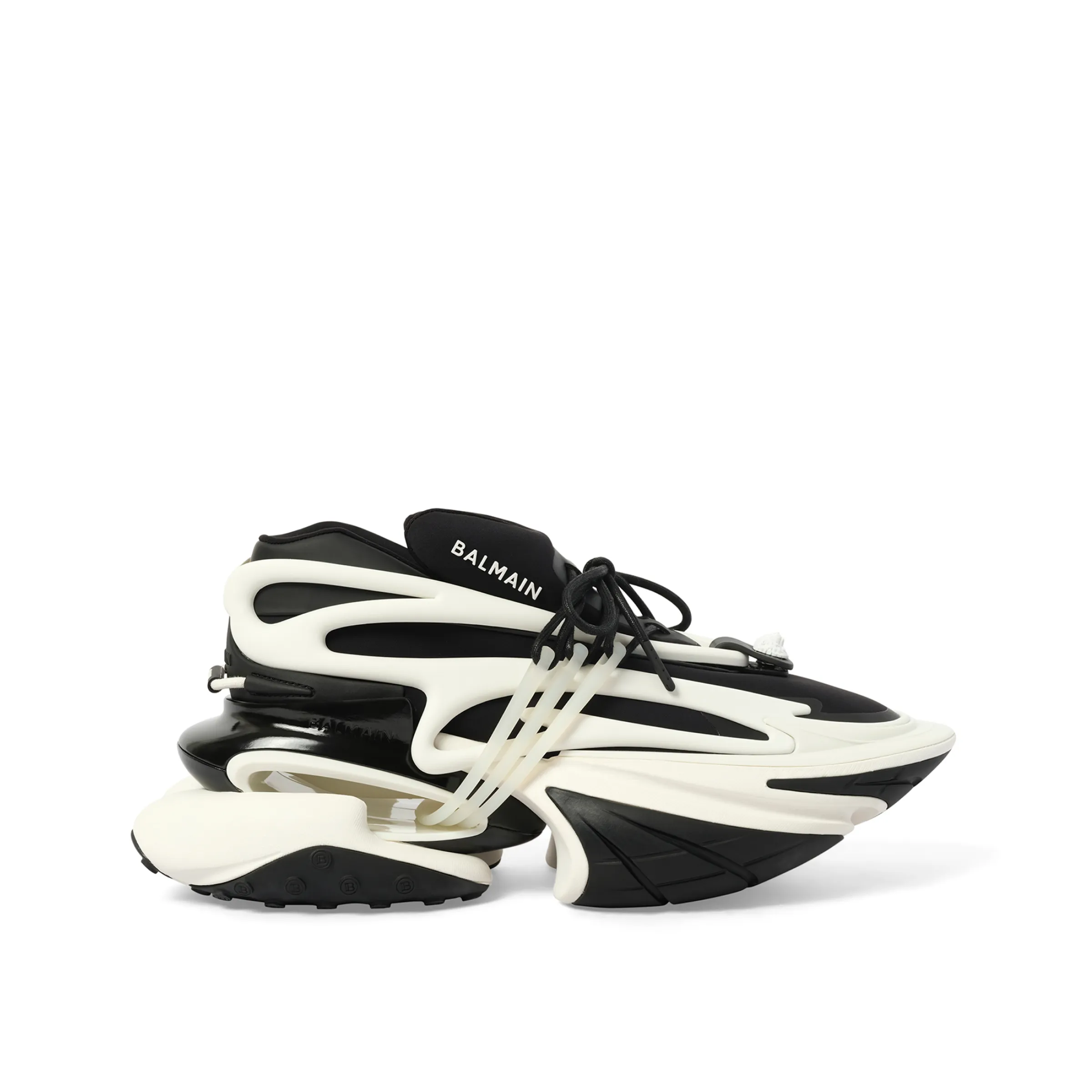 Unicorn Low Neoprene Sneaker in Black/White Acne Studios Sneakers