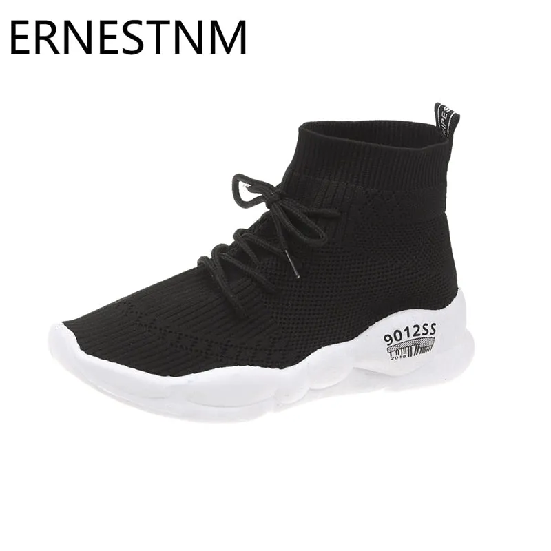 Boots Women High Top Chunky Sneakers Volleyball Sneakers