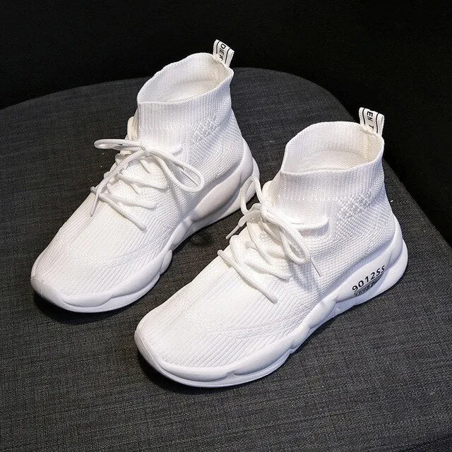 Boots Women High Top Chunky Sneakers Straye Sneakers