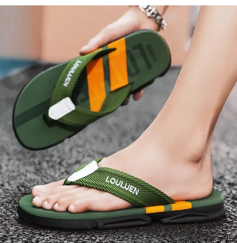 Guest Slippers Breathable, non-slip beach flip-flops