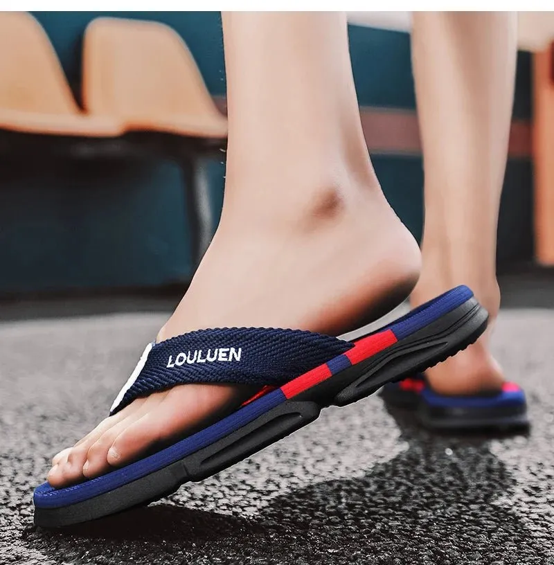 Breathable, non-slip beach flip-flops Ladies House Shoes Slippers