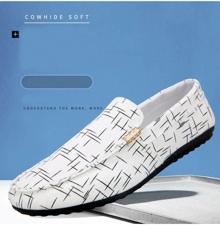 Men Suede Leather Slip On Moccasins Shoes Loafers Summer Walk