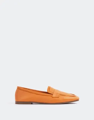 Intentionally Blank Loafers Brescia Orange Leather