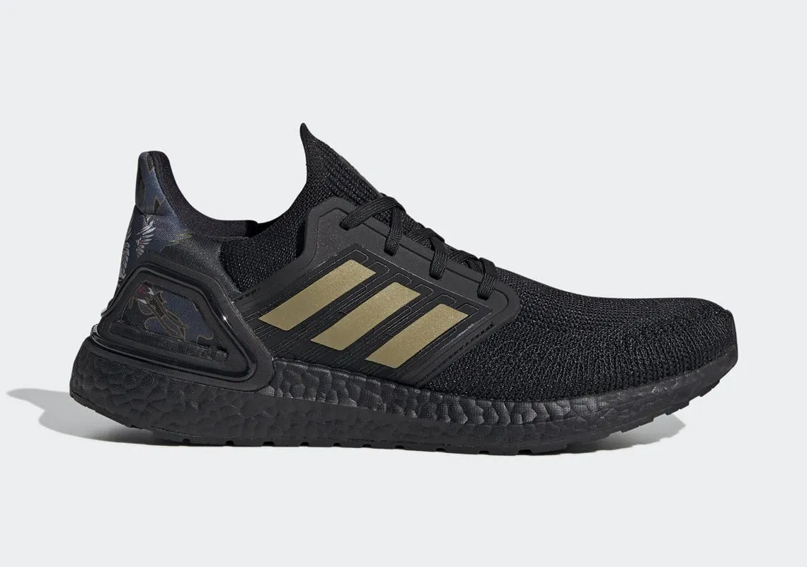 Adidas Ultra boost 20 BLACK-GOLD Adidas Traxion Golf Shoes