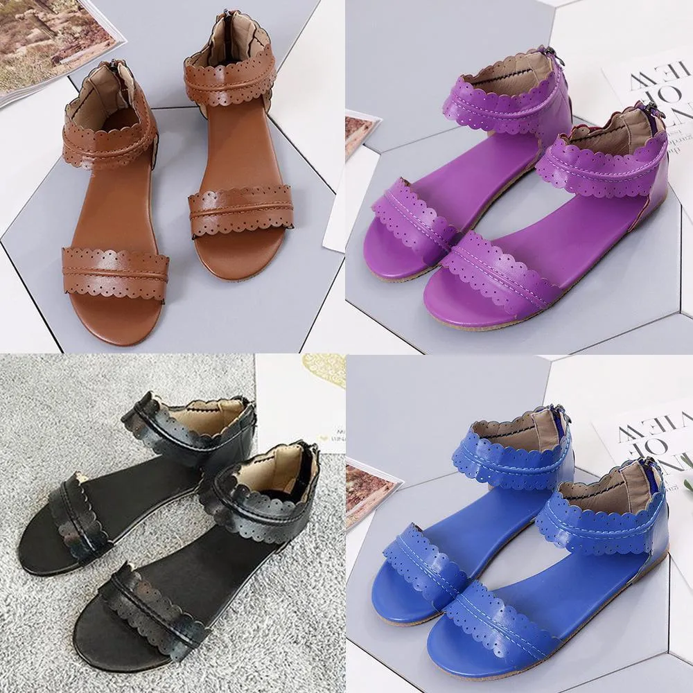 Asian Shoes Women Sandals Fashion Flat Roman Shoes