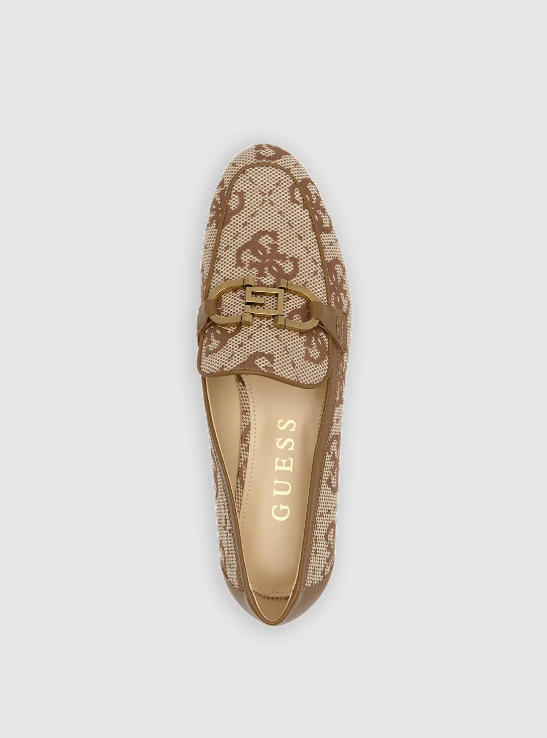 Brown Logo Isaac Loafers Penny Loafers 1