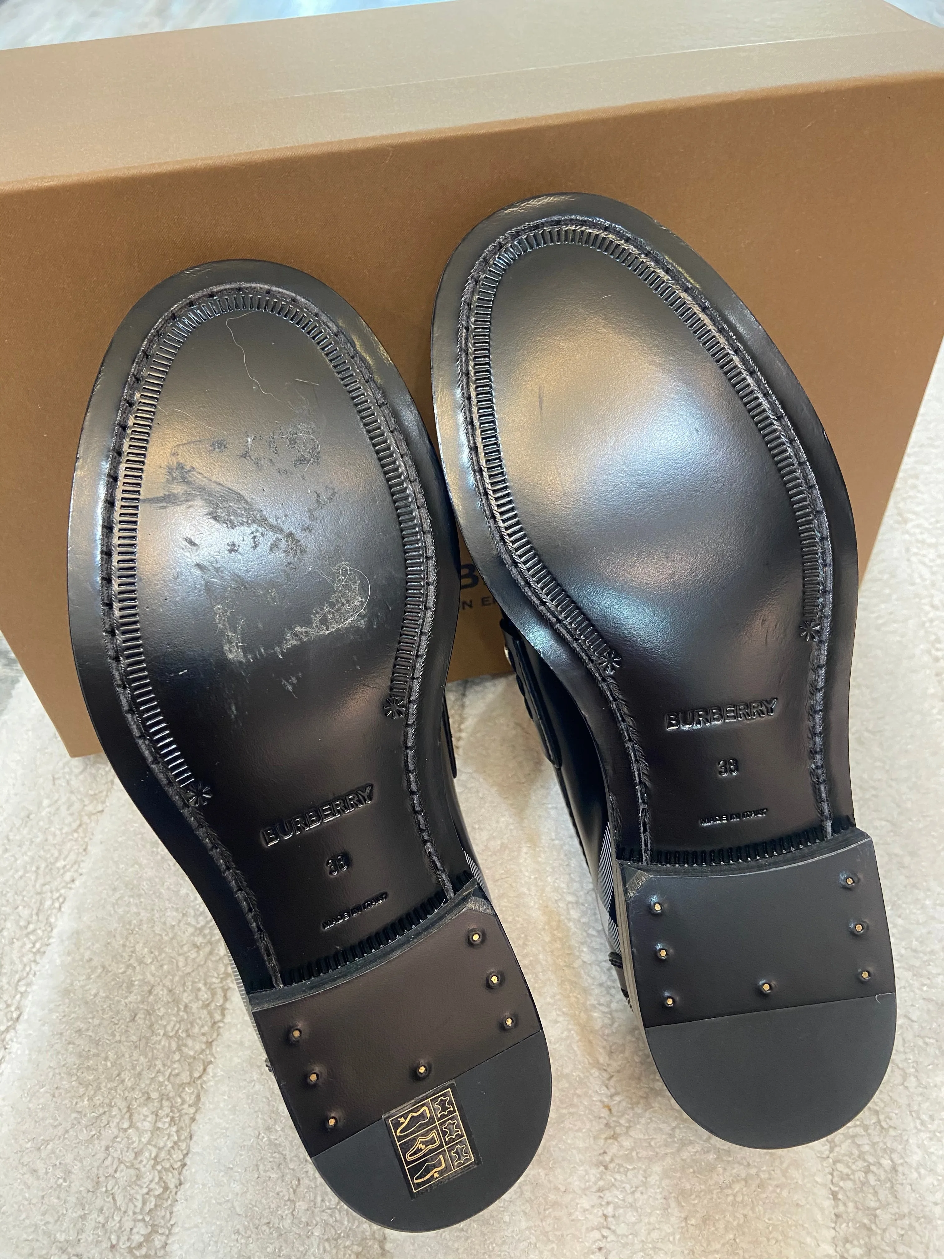 BURBERRY BROADBROOK CHECK LADIES LOAFERS Loafers Macy's