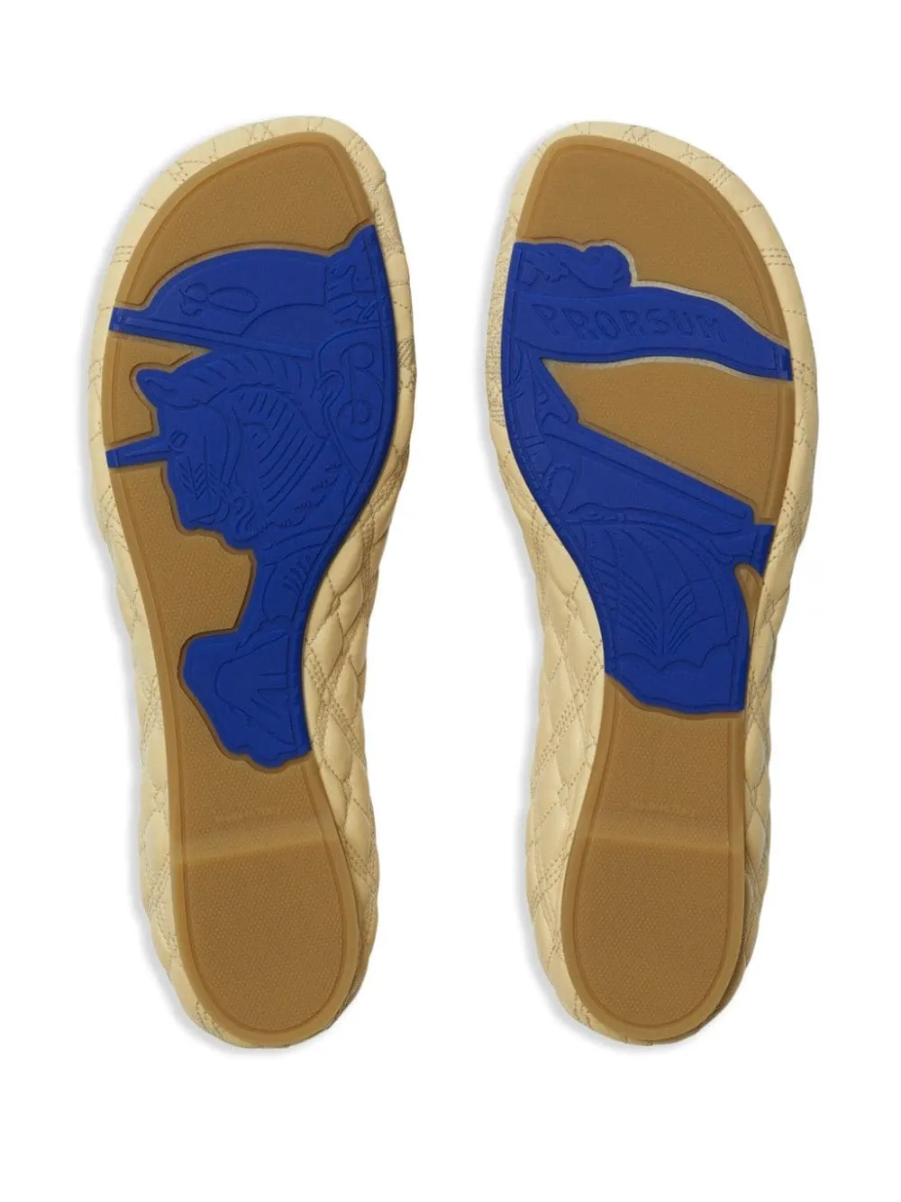 Burberry Sadler leather ballerinas Tiger Flat Shoes