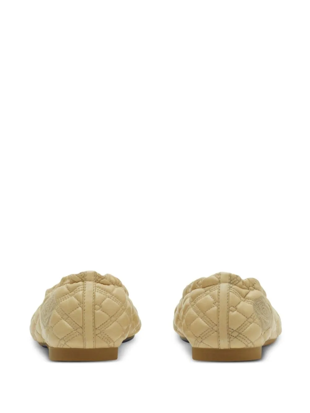 Burberry Sadler leather ballerinas Flat Snakeskin Shoes